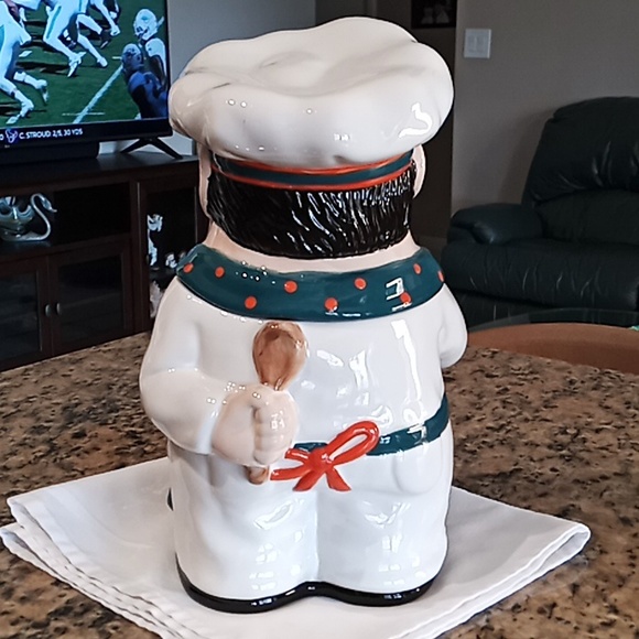 RARE CHEF MIAMI DOLPHINS Cookie Jar. 1st in Series. 2004 NFL Properties. Ex.Cond - Picture 4 of 16